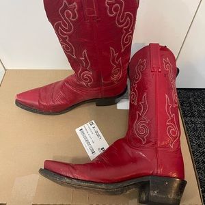 1883 by Lucchese Red Cowboy boots size 8